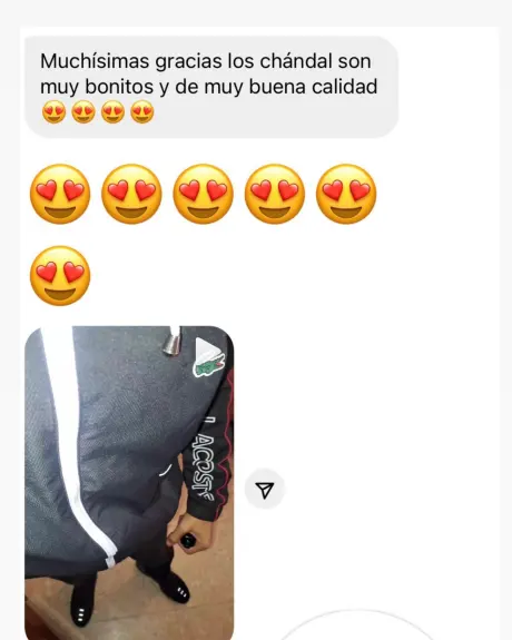 Mensaje de un cliente