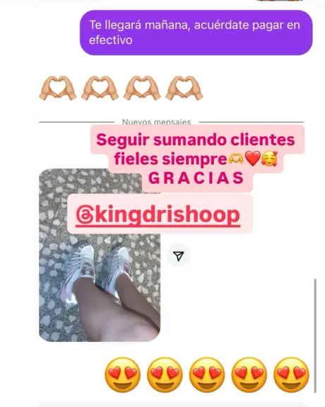 Mensaje de un cliente