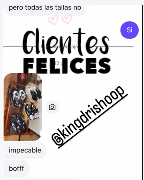 Mensaje de un cliente