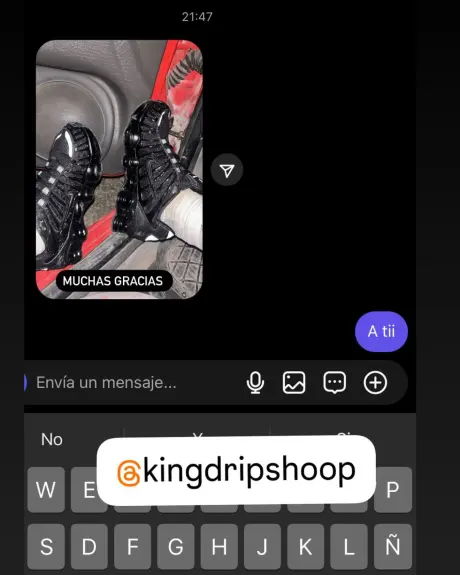Mensaje de un cliente