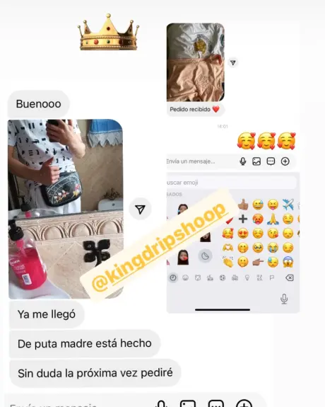 Mensaje de un cliente