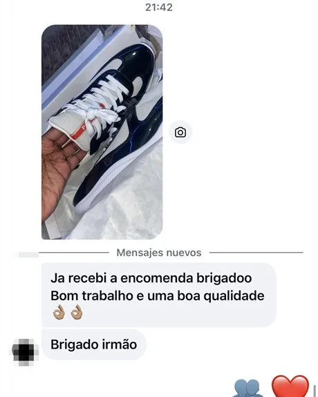 Mensaje de un cliente