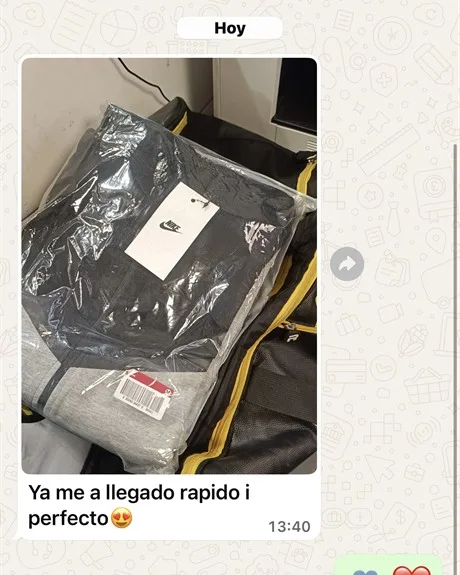 Mensaje de un cliente