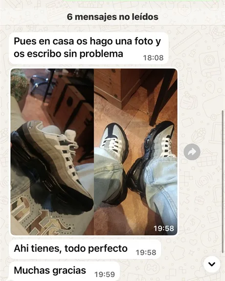 Mensaje de un cliente