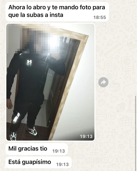 Mensaje de un cliente