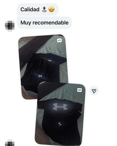 Mensaje de un cliente
