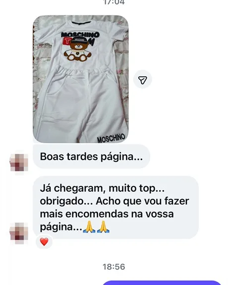 Mensaje de un cliente