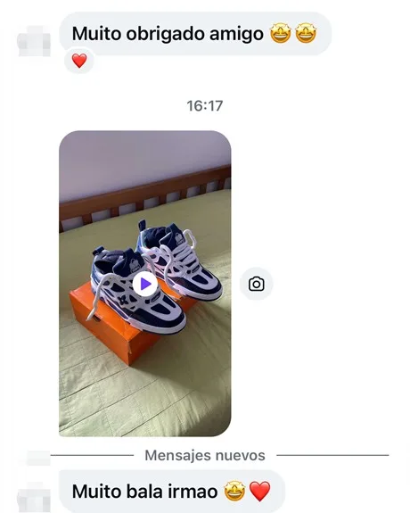 Mensaje de un cliente