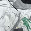 Chándal Lacoste cocodrilo gris negro