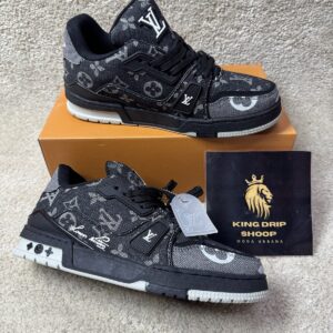 LOUIS VUITTON TRAINER DENIM NEGRO