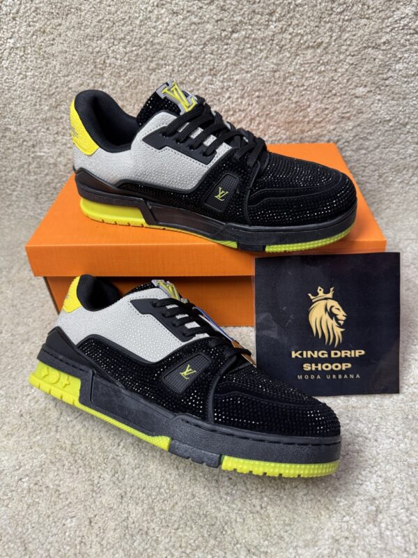 Zapatillas Louis Vuitton Trainer negro y amarillo