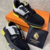 Zapatillas Louis Vuitton Trainer negro y amarillo