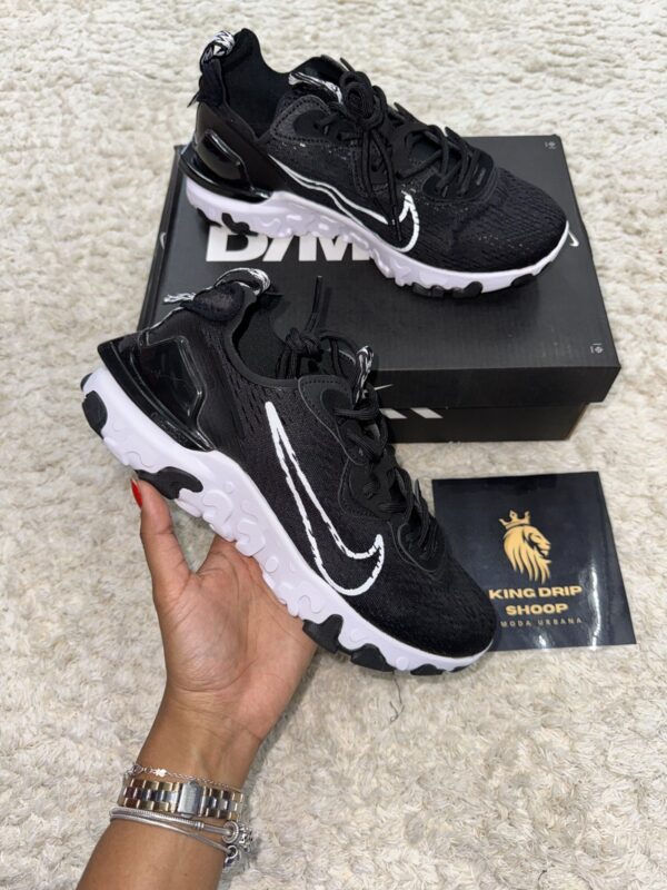 Zapatillas Nike React negro y blanco